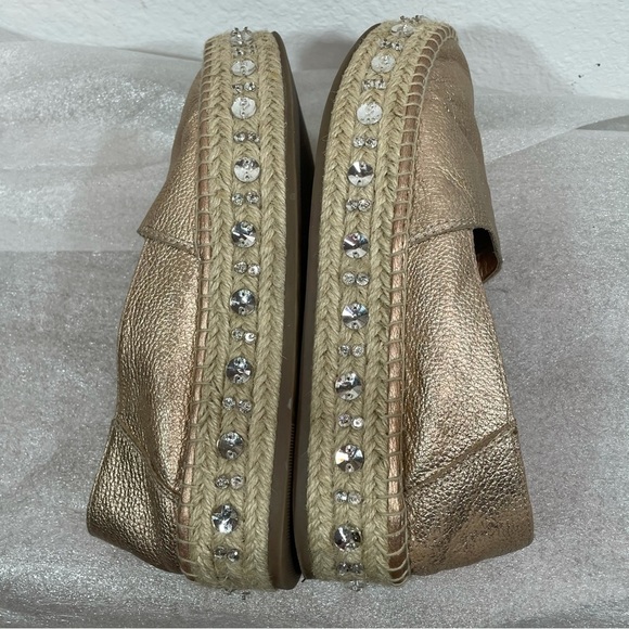 Aldo Oceradda Rose Gold Platform Espadrille Spring Summer shoe size 7 - Picture 6 of 12
